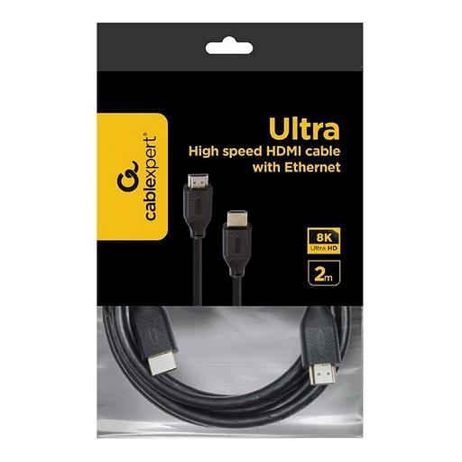 Cablexpert CC-HDMI8K-2M Кабель HDMI, 2м, v2.1, 8K, 19M/19M, черный, пакет фото 3