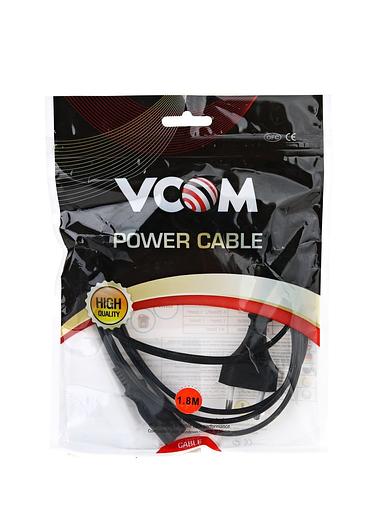 VCOM CE023-CU0.5-1.8M Кабель для аудио-видео техники IEC-320-C7--розетка 220V, 2-pin, 1,8м,медный [4895182222731] фото 2