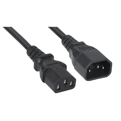 Кабель питания сист.блок-монитор Gembird 5.0м, VDE(0.75мм), черный, с зазем., пакет [PC-189-VDE-5M] фото 1