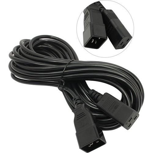 Exegate EP280639RUS Кабель питания (UPS) ExeGate Power EC20-10P (IEC 320 С19->С20) VDE-250V-3*1.5mm2, медь, 16А, черный, 10м. фото 1