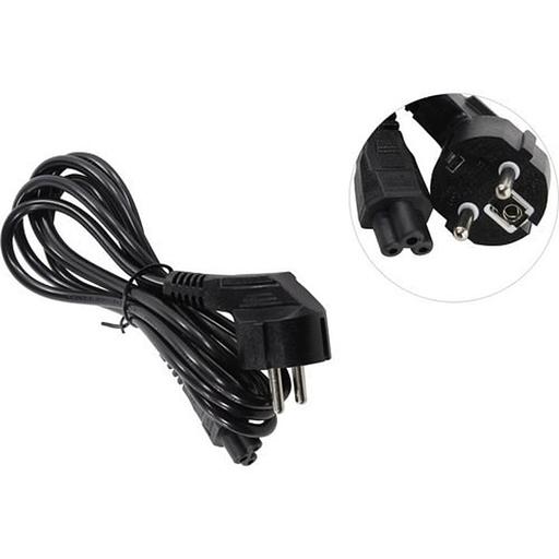 Exegate EP280679RUS Кабель питания ноутбуков ExeGate Power PC5-1,8P (Евровилка Schuko->С5) VDE-250V-3*0.5mm2, медь, черный, 1.8м. фото 1