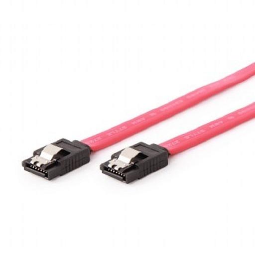 Cablexpert Кабель интерфейсный SATAIII, 80см, 7pin/7pin, защелка, пакет (CC-SATAM-DATA-0.8M) фото 1