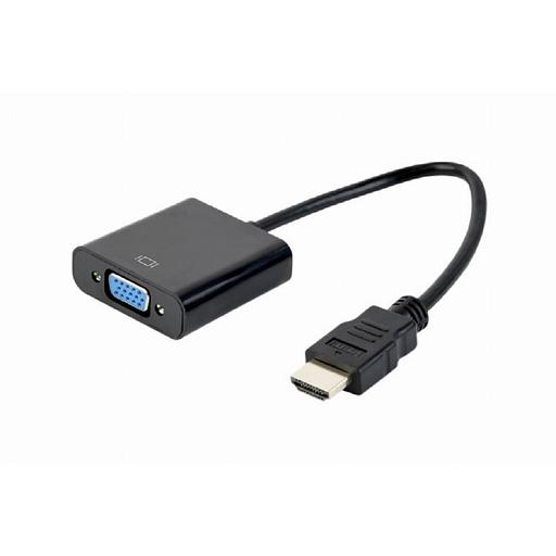 Gembird Переходник HDMI-VGA Cablexpert, 19M/15F, провод 15см (A-HDMI-VGA-04) фото 1