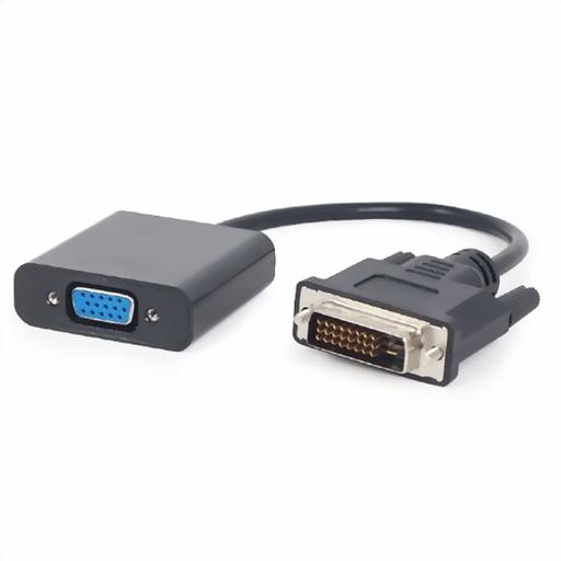 Cablexpert Переходник DVI-D-VGA Digital, 25M/15F, длина кабеля 0,2м, черный, пакет (A-DVID-VGAF-01) фото 1
