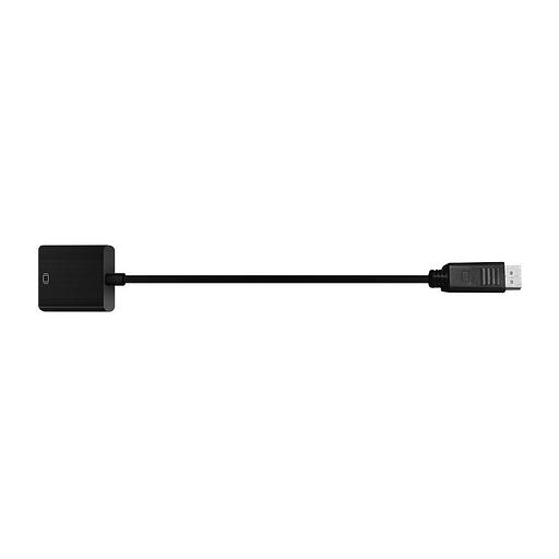 Bion Переходник с кабелем HDMI - DisplayPort, 19F/20M, длина кабеля 15см, черный [BXP-A-HDMI-DP-02] фото 1
