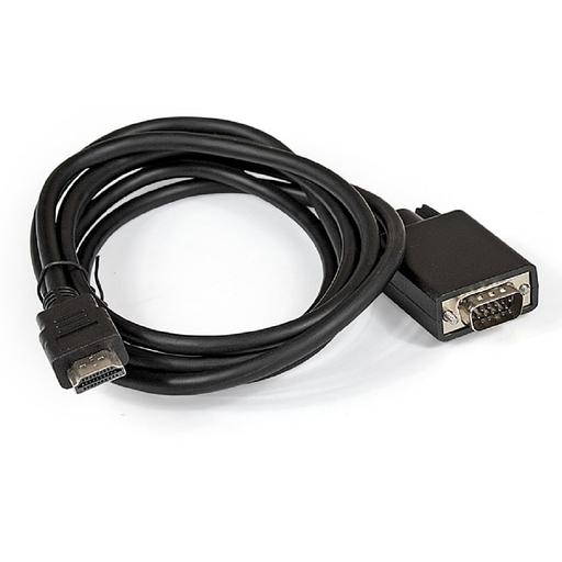 Exegate EX284928RUS Кабель-переходник HDMI-VGA ExeGate EX-CC-HDMIM-VGAM-1.8 (19M/15M, 1,8м) фото 1