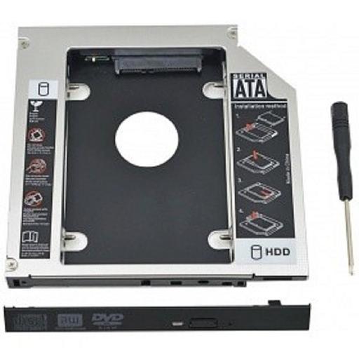 ORIENT Адаптер UHD-2SC9, для 2.5” SATA HDD для установки в SATA отсек оптического привода ноутбука 9.5 мм (30262) фото 1