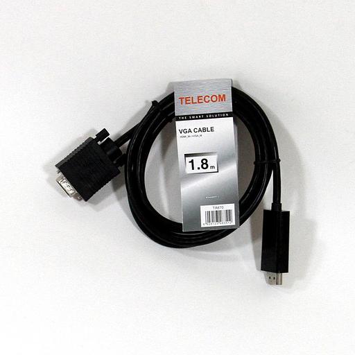 Telecom Кабель-переходник (TA670-1.8M) HDMI --> VGA_M/M 1,8м [6926123463512] фото 1