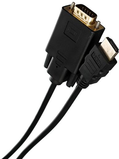 VCOM CG596-1.8M Кабель-переходник HDMI --> VGA_M/M 1,8м [4895182204010] фото 1