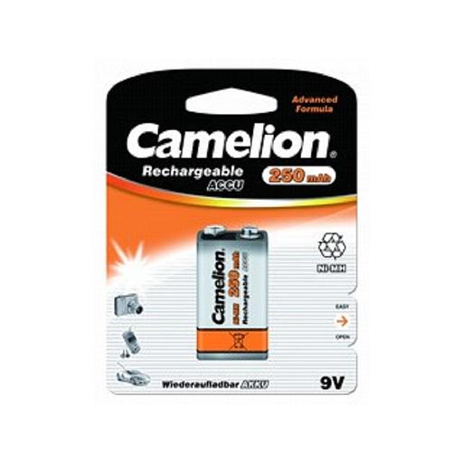 Camelion 9V-250mAh Ni-Mh BL-1 (NH-9V250BP1, аккумулятор,9В) (1 шт. в уп-ке) фото 1