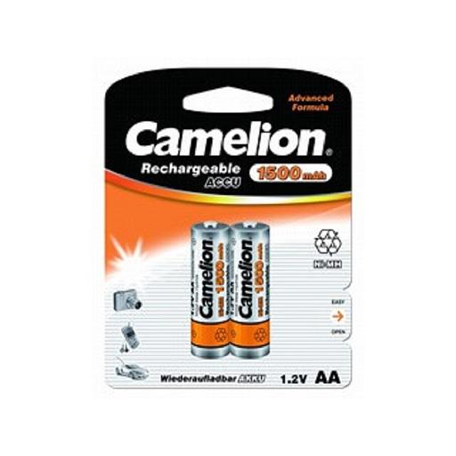 Camelion AA-1500mAh Ni-Mh BL-2 (NH-AA1500BP2, аккумулятор,1.2В) (2 шт. в уп-ке) фото 1