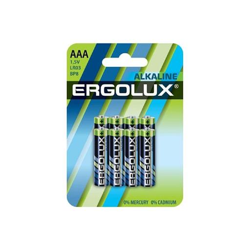 Ergolux Alkaline BL8 LR03 (8 шт. в уп-ке) фото 1
