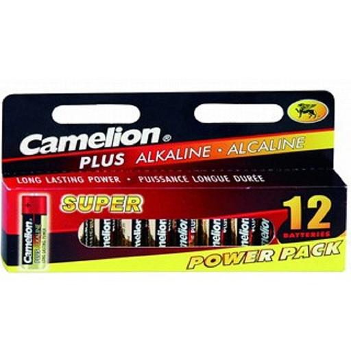 Camelion..LR 6 Plus Alkaline BLOCK-12 (LR6-HP12, батарейка,1.5В) (12 шт. в уп-ке) фото 1