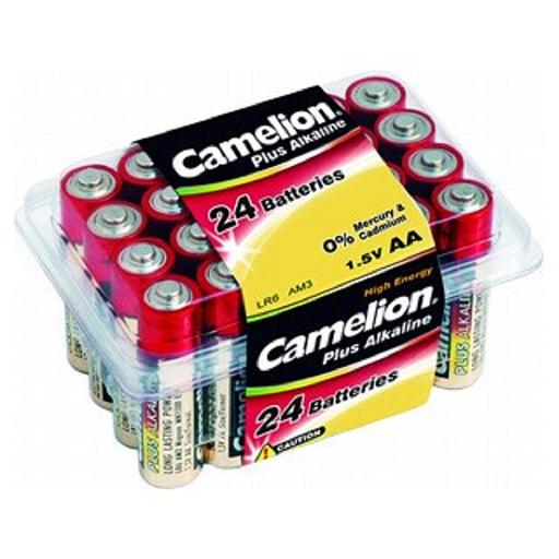 Camelion..LR 6 Plus Alkaline PB-24 (LR6-PB24, батарейка,1.5В) (24 шт. в уп-ке) фото 1