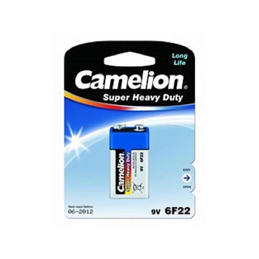 Camelion 6F22 Blue BL-1 (6F22-BP1B, батарейка,9В) (1 шт. в уп-ке) фото 1
