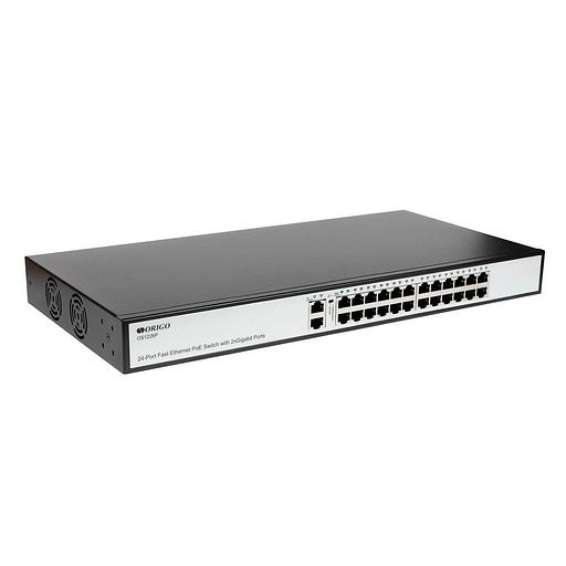 OS1226P/285W/A1A Неуправляемый PoE-коммутатор, 24x100Base-TX, 2x1000Base-T, PoE до 250м OS1226P/285W/A1A Неуправляемый PoE-коммутатор, 24x100Base-TX, 2x1000Base-T, PoE до 250м фото 1