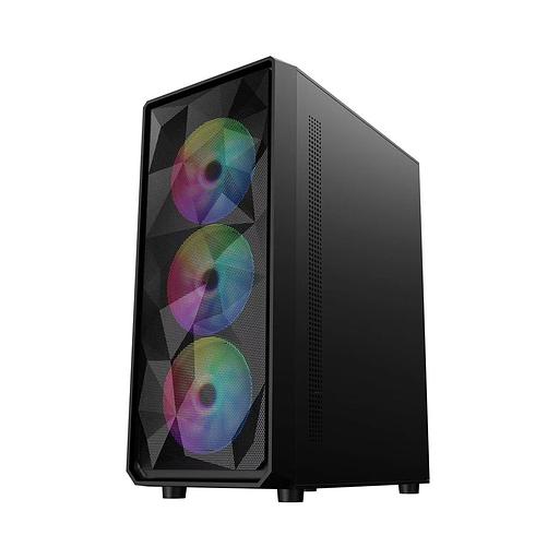 1STPLAYER FD3 Black / ATX / 4x120mm LED fans inc. / FD3-BK-4F1 фото 1
