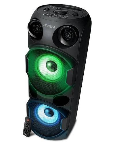 АС PS-750, черный (80 Вт, TWS, Bluetooth, FM, USB, microSD, LED-дисплей, 4400мА*ч) фото 1