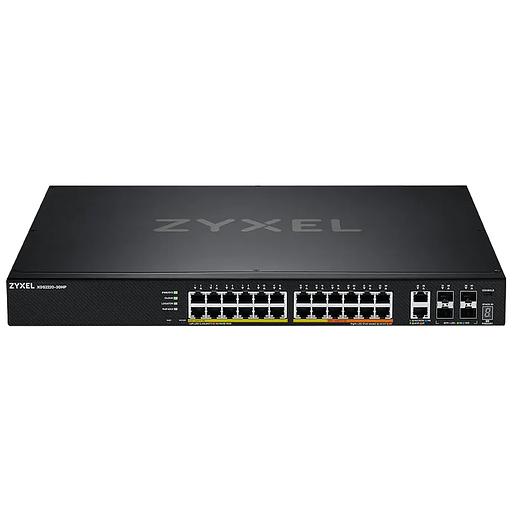 L3 Access коммутатор Zyxel NebulaFlex Pro XGS2220-30HP, rack 19", 24xRJ-45: 1G PoE+ (8 из них PoE++), 2xRJ-45: 1/2.5/5/10G PoE++, 4xSFP+, бюджет PoE 400 Вт (XGS2220-30HP-EU0101F) фото 1