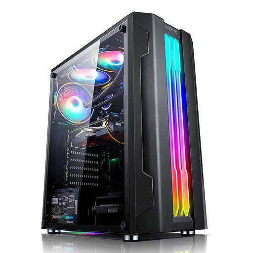 Корпус ALSEYE Auro 3.0-B Mini-ITX/Micro ATX/ATX, USB2.0*2+HD Audio+USB3.0*1, "H.D.D.(3.5")*2pcs+S.S.D(2.5")*2pcs, 354*185*413mm" фото 1
