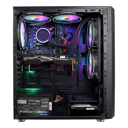 Корпус ALSEYE Auro 3.0-B Mini-ITX/Micro ATX/ATX, USB2.0*2+HD Audio+USB3.0*1, "H.D.D.(3.5")*2pcs+S.S.D(2.5")*2pcs, 354*185*413mm" фото 4