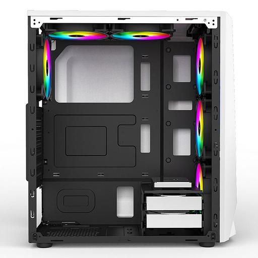 Корпус ALSEYE Reactor-W Mini-ITX/Micro ATX/ATX, USB2.0*2+HD Audio+USB3.0*1, "H.D.D.(3.5")*2pcs+S.S.D(2.5")*2pcs, 354*185*413mm" фото 4