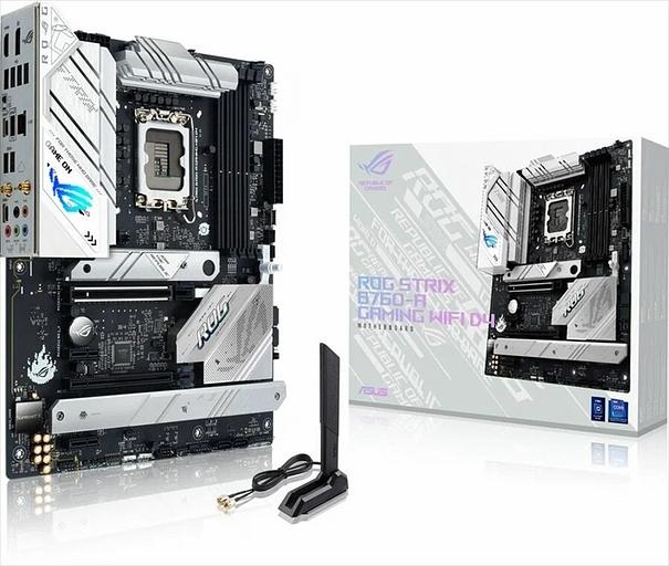 Материнская плата ASUS ROG STRIX B760-A GAMING WIFI, LGA1700, B760, 4*DDR5, HDMI+DP, 4xSATA3 + RAID, M2, Audio, Gb LAN, USB 3.2, USB 2.0, ATX; 90MB1EP0-M0EAY0 (ROG STRIX B760-A GAMING WIFI) фото 3