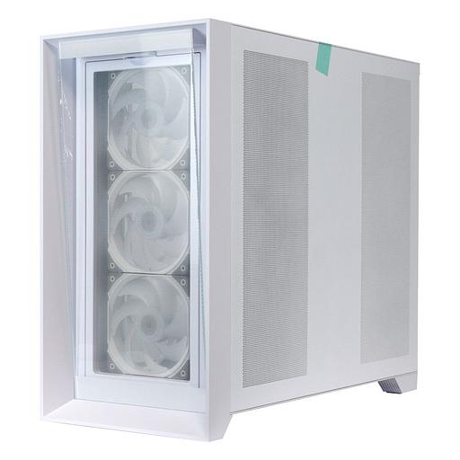 "Lagrange" ATX, White, FANS: 120mm ARGB: 3 Top + 1 Rear + HUB. Drive bay int: 3x3,5" + 3x2,5". 2xUSB3.0+1xUSB-C, Audio I/O, Up to 14x120mm Fans, GPU up to 425mm, PSU max 270mm, CPU cooler up to 190mm, SPCC 1,0mm metal, 4mm TG side panel фото 4