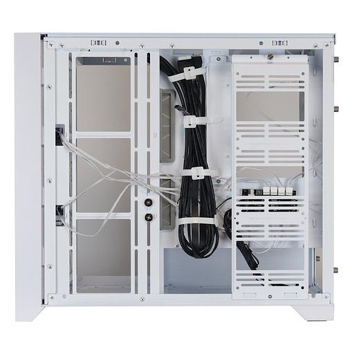 "Lagrange" ATX, White, FANS: 120mm ARGB: 3 Top + 1 Rear + HUB. Drive bay int: 3x3,5" + 3x2,5". 2xUSB3.0+1xUSB-C, Audio I/O, Up to 14x120mm Fans, GPU up to 425mm, PSU max 270mm, CPU cooler up to 190mm, SPCC 1,0mm metal, 4mm TG side panel фото 6