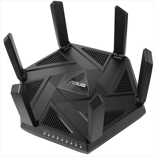Роутер ASUS RT-AXE7800// 802.11 a/b/g/n/ac/ax, до 574 + 4804 Mbps, 2,4 + 5 gGz, 6 antenna; 90IG07B0-MU9B00 (RT-AXE7800) фото 1