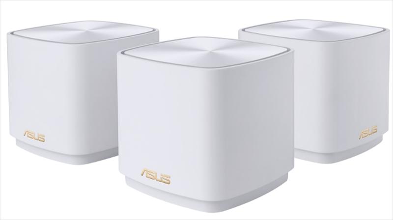 Роутер ASUS XD5 (W-1-PK)//3 access point, 802.11b/g/n/ac/ax, до 574 + 1201Mbps, 2,4 + 5 gGz, white; 90IG0750-MO3B20 (XD5 (W-3-PK)) фото 1
