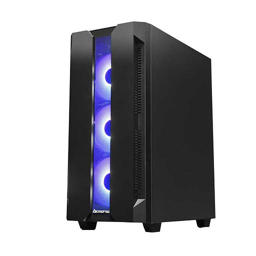 Chieftec Hunter, ATX Gaming case, w/Glass, 4xRGB fan фото 6