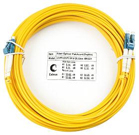 Шнур оптический duplex lc-lc 9/125 sm 1,5м lszh Cabeus FOP(d)-9-LC-LC-10m Шнур оптический duplex LC-LC 9/125 sm 10м LSZH (FOP(D)-9-LC-LC-10M) фото 1