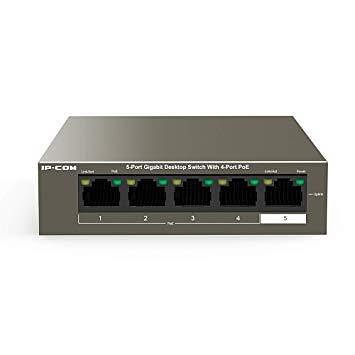 Коммутатор 5PORT 10/100/1000M G1105P-4-63W IP-COM фото 1