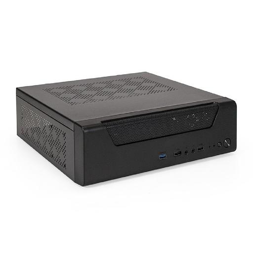 Exegate EX294022RUS Корпус Desktop ExeGate FL-102-TPS450 (mini-ITX, БП TPS450 с вент. 8см, 2*USB + 1*USB3.0, аудио, черный) фото 1