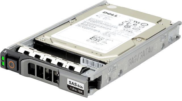 Серверный HDD+TRAY 1.8TB/10K SAS3 2.5/2.5" 400-AZYG DELL фото 1