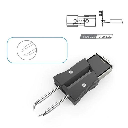 Жало со встроенным нагревателем, T100-2.2D фото 1