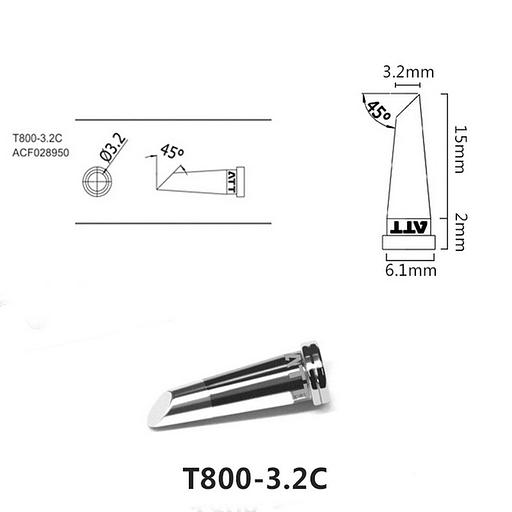 Паяльное жало, T800-3.2C фото 1