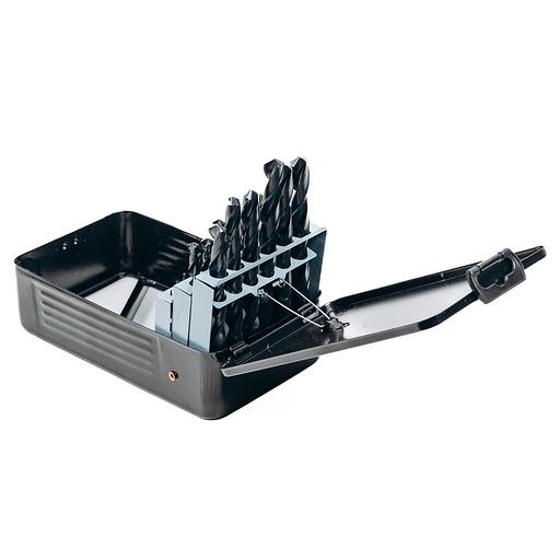 Набор сверл по металлу HSS (1-13мм, 25 шт) Deli DH-MHZ025-ED1 металлический кейс фото 3