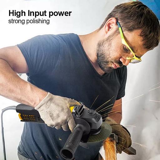 Угловая шлифмашина сетевая Deli DL-JM125-E1 (900Вт, 125мм, 12000об/мин, картон) фото 5