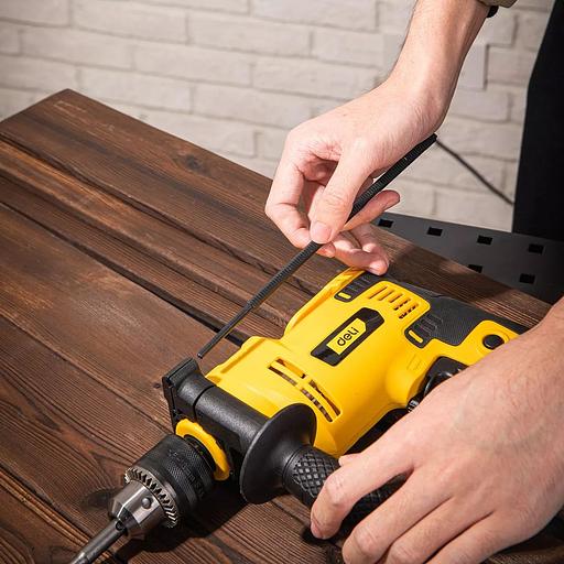 Дрель сетевая ударная Deli DL-CZ13-E1 (650Вт, 3300об/мин, картон) фото 5