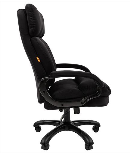 Кресло Chairman Home 505 Россия ткань Т-84 черный (черный пластик) (7127990) фото 3