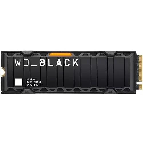 Твердотельный накопитель/ WD SSD Black SN850X, 1.0TB, M.2(22x80mm), NVMe, PCIe 4.0 x4, 3D TLC, R/W 7300/6300MB/s, IOPs 800 000/1 100 000, TBW 600, DWPD 0.3, with Heat Spreader (12 мес.) фото 1