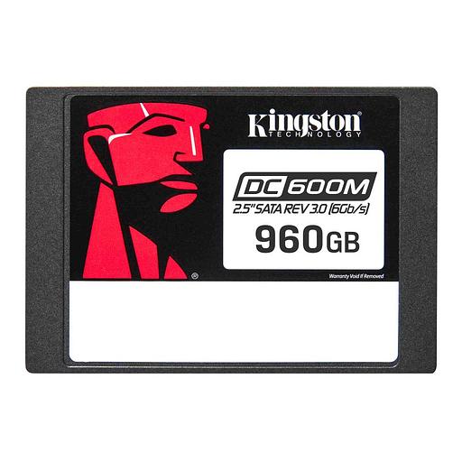 Твердотельный накопитель Kingston Enterprise SSD 960GB DC600M 2.5" SATA 3 R560/W530MB/s 3D TLC MTBF 2M 94 000/65 000 IOPS 1752TBW (Mixed-Use) 3 years (SEDC600M/960G) фото 1