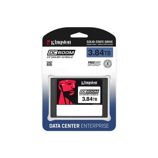 Твердотельный накопитель Kingston Enterprise SSD 3,84TB DC600M 2.5" SATA 3 R560/W530MB/s 3D TLC MTBF 2M 94 000/59 000 IOPS 7008TBW (Mixed-Use) 3 years (SEDC600M/3840G) фото 3