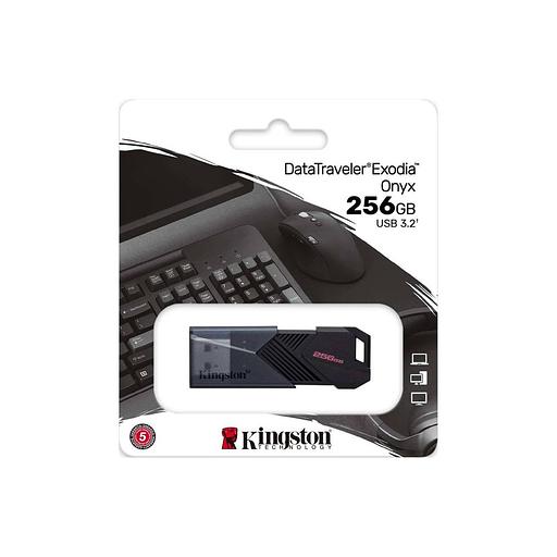 Флеш накопитель 256GB Kingston DataTraveler Exodia Onyx, USB 3.2, Черный матовый фото 3