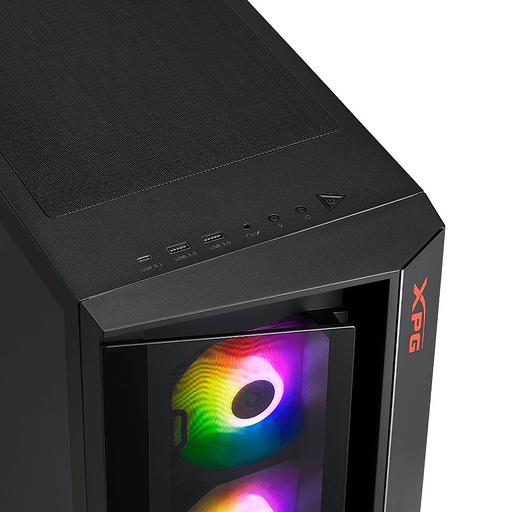 CRUISER BLACK (CRUISERST-BKCWW) (Midi-Tower, черный, TG, 120mm ARGB fan*3) фото 3