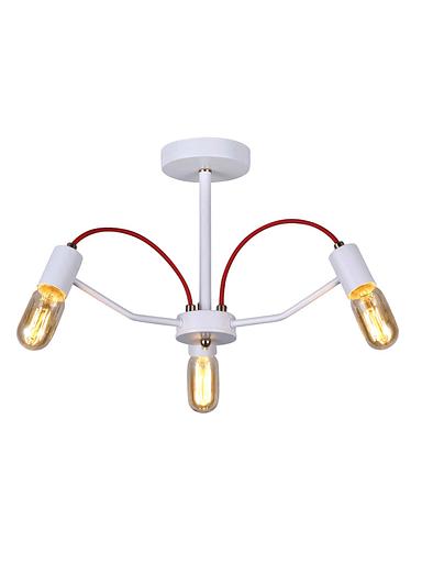 Светильник E27х3х60Вт Белый с золотом H002-3 фото 1