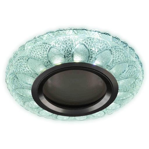 Светильник встраиваемый прозрачный круглый H064-1 MR16+3Вт LED Диаметр 9,5см LED + GU5.3 фото 1