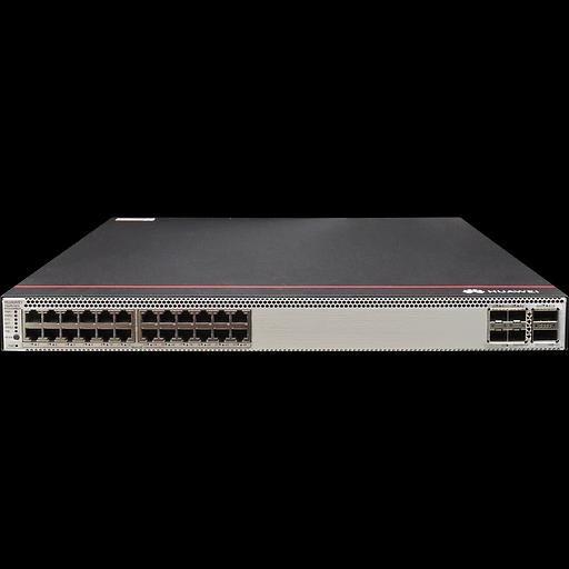 S5732-H24UM2CC 2.5&10G bundle (12x100M/1/2.5G ports, 12x100M/1/2.5/5/10G Ethernet ports, optional RTU upgrade to 5/10G, 4x25GE SFP28 ports, 2x100GE QSFP28 ports, 1xexpansion slot, PoE++, with 1xAC power module) фото 1